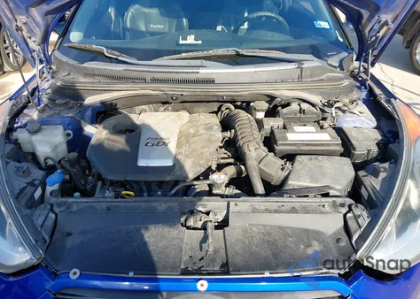 2013 Hyundai Veloster Turbo W/Black from USA, damaged, VIN KMHTC6AE1DU115668